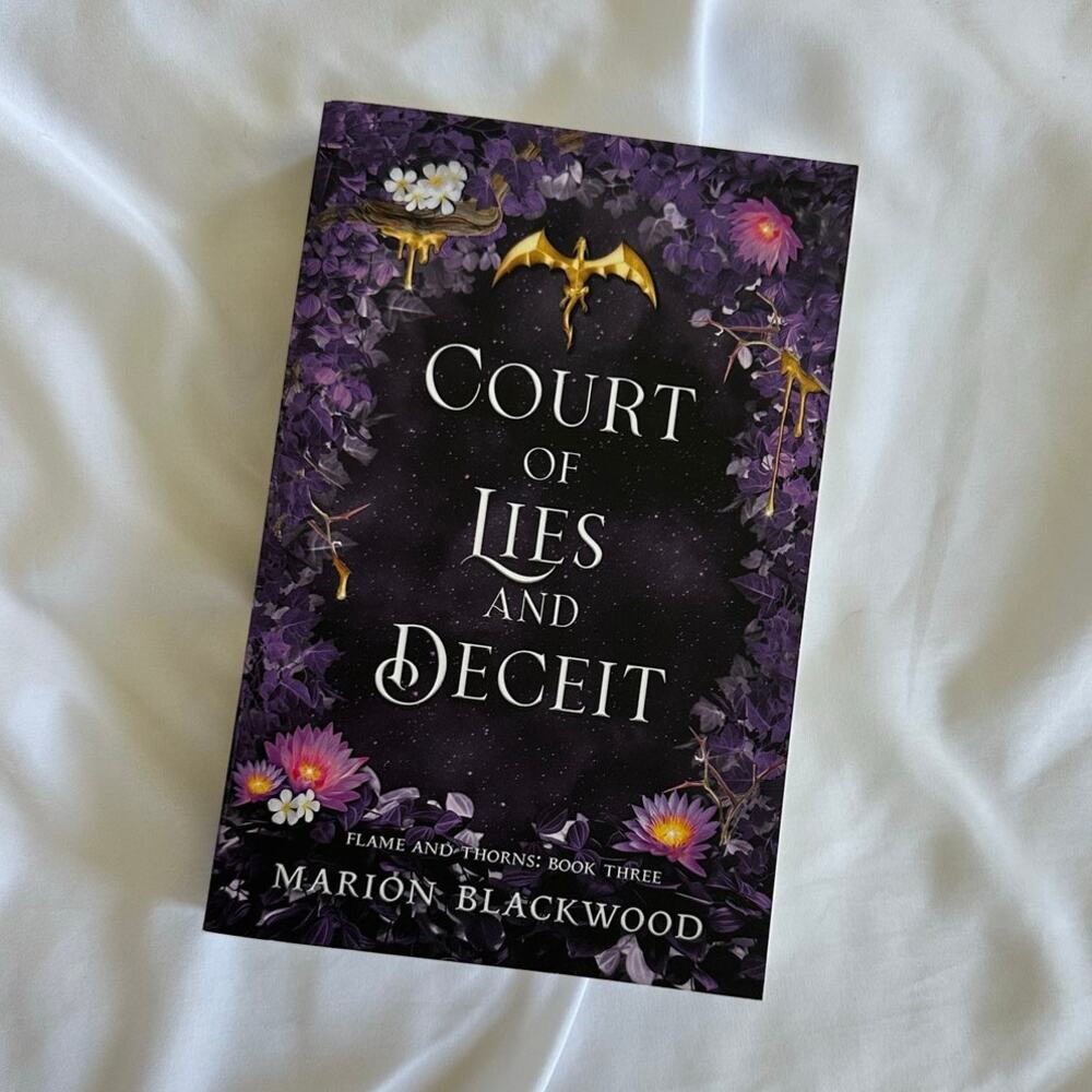 Court of Lies and Deceit Marion Blackwood OOP Indie Paperback Romantasy #3
